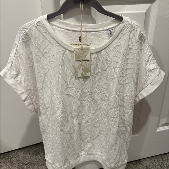 Tommy Bahama Garden Estate Embellished Lux T-Shirt - Picture 9 of 9